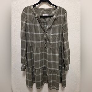 LOFT Flanel Mini Dress